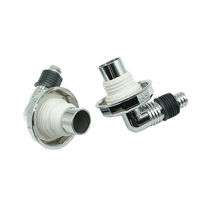 Xunjia/xinzhijia – Electroplate Plastic Elbow Single Leakage Set for Washing Machine Hose Tube Connector