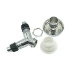 Xunjia/xinzhijia – Electroplate ABS Plastic Washing Machine Basin Plumbing Dual Push in Drain Connector Compacts Set