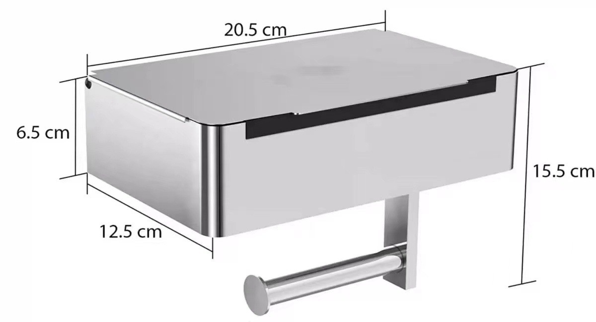 Xunjia/xinzhijia – Hot Sale New Bathroom Stainless Steel Wall Mounted Strong Sticky Soap Tissue Dish Holder