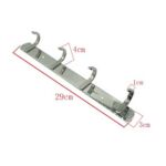 Xunjia/xinzhijia – Wall Mounted 304 Stainless Steel 4 Square Coat Hooks for Clothes Hanging