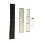 Striped Floor Drain for Efficient Bathroom Drainage