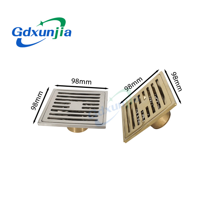 Small edge straight discharge disposable odor proof floor drain