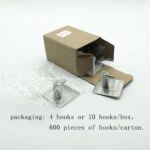 Xunjia/xinzhijia – Factory Supply 304 Stainless Steel Brushed Self-Adhesive Kitchen And Bathroom Single Towel Coat Hook