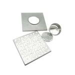 Hot Selling 20*20cm 2mm Thickened 304 Stainless Steel Square Floor Drain with Filter Element