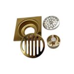 Drainase Kamar Mandi Stainless Steel Drain Lantai Tertutup Shower Drain Mandi Lantai Melingkar