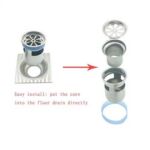 Xunjia/xinzhijia – 304 Stainless Steel Sink Floor Drain, Water-free Trap, Sealed Floor Drain Core