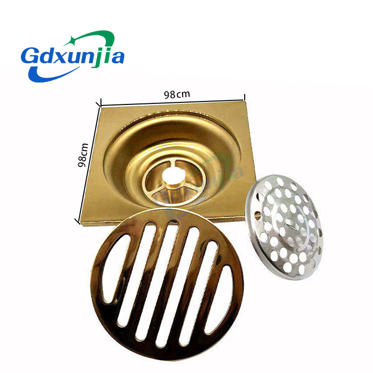 Drainase Kamar Mandi Stainless Steel Drain Lantai Tertutup Shower Drain Mandi Lantai Melingkar