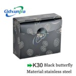 Xunjia/xinzhjia – Logo Custom Thickened Luxury K30 Aluminum Metal Square Car Tissue Box Bracket