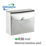 Xunjia/xinzhjia – Logo Custom Thickened Luxury K30 Aluminum Metal Square Car Tissue Box Bracket