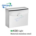 Xunjia/xinzhjia – Logo Custom Thickened Luxury K30 Aluminum Metal Square Car Tissue Box Bracket