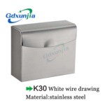 Xunjia/xinzhjia – Logo Custom Thickened Luxury K30 Aluminum Metal Square Car Tissue Box Bracket