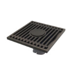 Gun gray thickened odorproof stainless steel floor drain